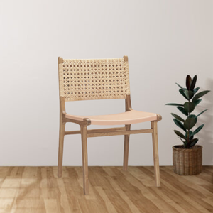 Chaise de salle à manger dossier en bois massif et siège en tissu meubles de salle à manger prix de gros de haute qualité - Product Image 3
