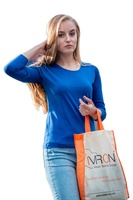 Camiseta Informal de Verano para Mujer IMRON, Negra, 100% Algodón, Manga Corta, Cuello Redondo, Corte Ajustado, Color Sólido, Transpirable, Tejido de Punto Jersey, 160g