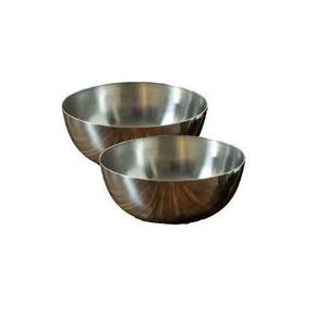 Vajilla de acero martillado, cuencos de servicio para comedor y cocina, cuencos de fruta redondos decorativos, servidores de ensalada, cuencos de masa - Product Image 3