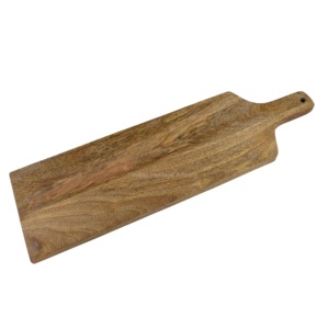 Nouveau modèle exclusif : Planche à découper en bois naturel IHA écologique, plateau de service pour cuisine et salle à manger, blocs de découpe haut de gamme pour la maison - Product Image 1