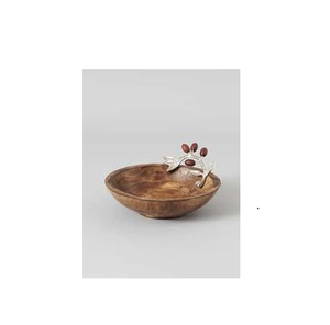 Cuenco de madera con mango de latón, para uso hecho a mano al mejor precio - Product Image 2