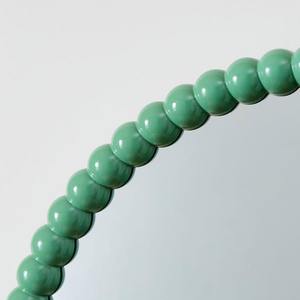 Espejo Decorativo Redondo de Pared con Laca Verde, Estilo Ecológico y Sostenible, Ideal para Compras al por Mayor y Decoración del Hogar - Product Image 2