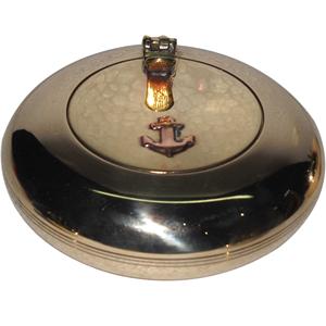 Ship Wheel Design <b>Ashtray</b> Bronze Classic Metal Windproof <b>Ashtray</b> for Home Office Decoration Hot Sell Indoor Or Outdoor Use - Product Image 4