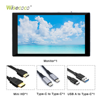 Écran portable Wisecoco 7 pouces 1920x1080 FHD tactile IPS HMI, type C, pour ordinateur portable, PC, Raspberry Pi, PS4, Xbox