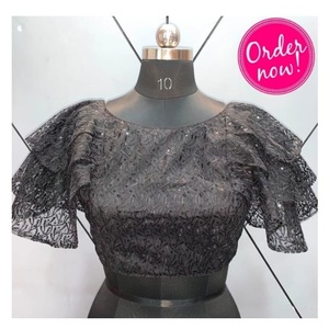 Modern Style Traditional Wedding Wear Latest Arrival High Quality <b>Readymade</b> <b>Blouse</b> Double Lining Sequence Embroidery Parties - Product Image 4