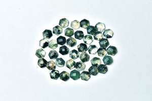 ซิทรินเกรดพรีเมียม 100% ธรรมชาติ รูปทรงหกเหลี่ยมเจียระไนแบบโรสคัท พลอยกึ่งมีค่า ด้านหลังแบน สำหรับทำเครื่องประดับ พลอยเม็ดเดี่ยว - Product Image 4