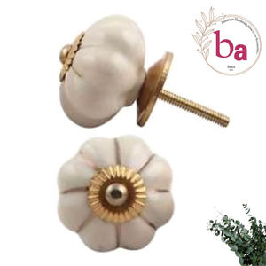 ตู้ลิ้นชักลูกบิดแตงโมเซรามิกที่สวยงามทันสมัยใช้ในตู้เสื้อผ้าห้องครัวห้องน้ำห้องนอนโรงแรม - Product Image 1