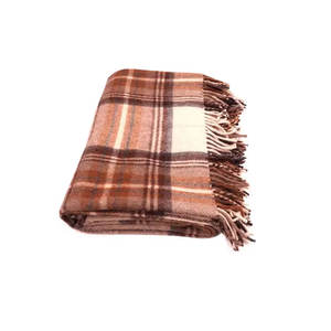 Alta calidad suave Stewart vestido natural lana manta tejida técnica excelente precio - Product Image 2