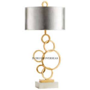 Soporte chapado en oro de alta calidad de Metal de la mejor calidad y bombillas de vidrio transparente Diseñador único Lámparas de decoración para el hogar y la sala de estar del hotel - Product Image 3