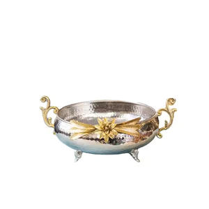 Design exclusif marteau doré fini travail avec poignée saladier pour hôtel maison restaurant décoratif table salon - Product Image 5