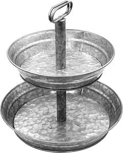 Support à gâteau en métal galvanisé, nouveau plateau de Table traditionnel, bon marché, fait à la main, vente en gros, meilleure vente, support à gâteau en métal - Product Image 1