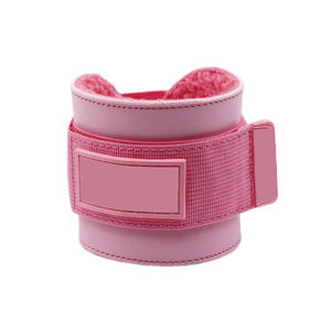 Brazalete de tobillo de gimnasio para entrenamientos de botín Correas de tobillo acolchadas de cuero Accesorio de anillo en D para entrenamiento de levantamiento de pesas - Product Image 2
