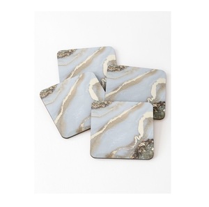 Fantaisie conçu classique écologique personnalisable résine sous-verres artisanat thé café vin tapis cuisine Table décoration inde - Product Image 3