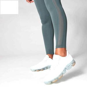 Leggings de Yoga de Cintura Alta para Mujer, Spandex/Nailon, Transpirables, Color Sólido, Logotipo Personalizado (Pata Izquierda), Alta Calidad - Product Image 4