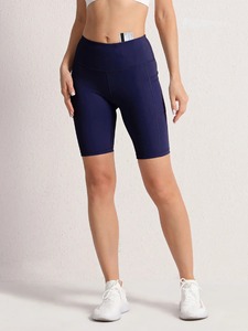 Pantalones cortos de cintura alta para mujer, mallas deportivas de secado rápido, Yoga, a prueba de sentadillas, gimnasio, entrenamiento, ciclismo, deporte, bolsillo, ciclismo, deporte - Product Image 6
