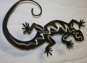 Vente en gros Décoration murale personnalisée pour cour intérieure et extérieure Série animale Design Arts muraux en métal Arts muraux en métal - Product Image 5