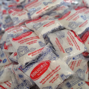 Sal Marina Comestible Blanca Refinada Premium BONJONNO 250g, Sal de Mesa Egipcia, Sal de Cocina a Granel en Polvo, Alta Calidad, 99% de Pureza, con Yodo - Product Image 1