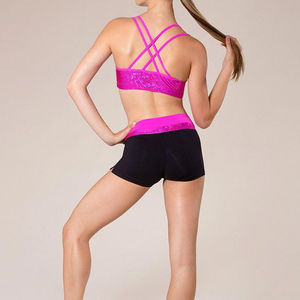 Conjunto Deportivo para Mujer, Ropa Deportiva, Top Deportivo de Dos Tirantes con Control de Abdomen, Shorts de Cintura Baja para Gimnasio, Conjunto de Fitness, Sujetador Deportivo para Mujer, Conjuntos de Yoga - Product Image 2