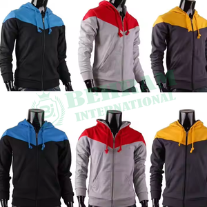 Sweat-shirt à capuche unisexe en molleton 100 % coton de haute qualité, personnalisable, à fermeture éclair, séchage rapide, respirant, pour l'hiver – Vente en gros - Product Image 6