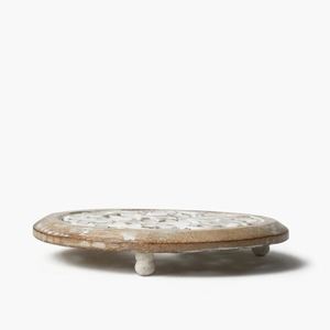 Plato de madera decorativo al mejor precio para servir comida, restaurante, Hotel, Fiesta en casa, boda, otras placas de Metal duraderas, platos - Product Image 6