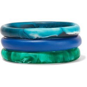 Joyería hecha a mano resina acrílico pulsera brazalete exagerado deslumbrante Multicolor ancho Irregular cuadrado acrílico pulseras para - Product Image 1