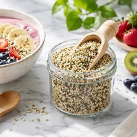 Graines de chanvre sélectionnées de qualité supérieure, source de protéines végétales, superaliment pour l'industrie alimentaire, la nutrition et les collations