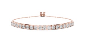 18K Solid <b>Gold</b> Natural Diamond Brilliant Cut Adjustable Women's IGI Certified Luxury Slider Fine Jewelry Minimalist <b>Bangles</b> - Product Image 6