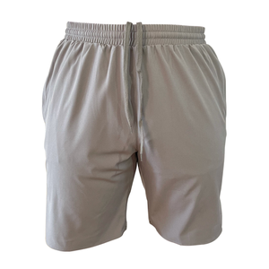 Short décontracté léger de qualité supérieure pour homme Décoration en dentelle élégante Poches zippées à séchage rapide Taille élastique-Disponible OEM - Product Image 2