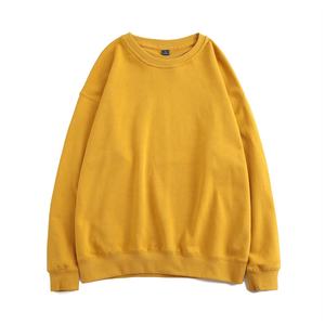 Dear-Lover Vente en gros Sweat-shirt oversize à col rond côtelé uni de haute qualité personnalisable pour femme - Product Image 3