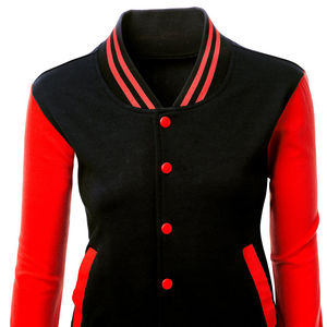 Veste universitaire pour femmes à la mode vestes Letterman personnalisées OEM ODM vêtements de sport décontractés veste de baseball polaire style automne hiver - Product Image 5
