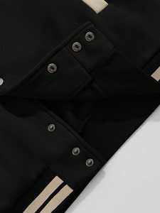 Personnalisé Nouveaux Hommes Laine Corps En Cuir Manches Brodé Chenille Patches Varsity Jacket Letterman Baseball College Jacket - Product Image 3