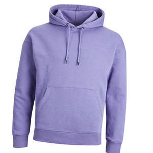 Sweat à capuche violet lavande pour homme et femme, 100% coton molletonné, sweat-shirt doux à enfiler, nouveau logo personnalisé OEM, streetwear d'hiver - Product Image 6