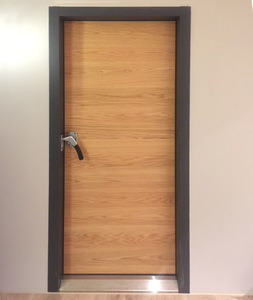 Portes en bois à cadre en aluminium au design moderne personnalisé avec réduction du bruit respectueux de l'environnement par les fabricants d'origine - Product Image 1