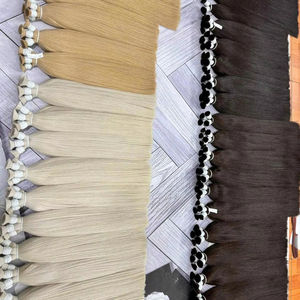 Extensions de cheveux Remy vietnamiennes brutes 100% en vrac 100g Double noyade dans toutes les couleurs 30 pouces Style de vague naturelle - Product Image 1