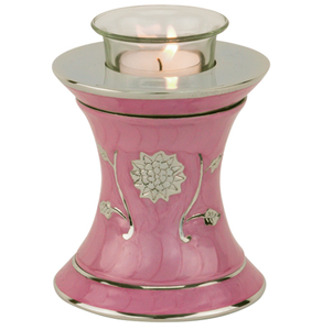 Urne de crémation en aluminium blanc gravée à la main pour cendres Fourniture funéraire pour bougie de travail - Product Image 2