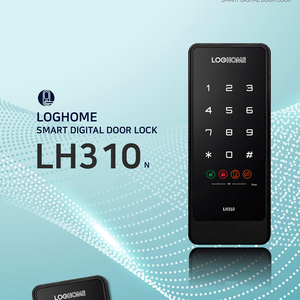 Evernet LH310-N kỹ thuật số khóa cửa thông minh rim khóa mật khẩu cửa thông minh khóa an ninh cho cửa nhà sản xuất tại Hàn Quốc - Product Image 3