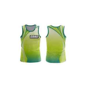 Gilet GAA à haute élasticité avec panneaux latéraux respirants en tricot évacuant l'humidité et logo quantité minimale de commande OEM - Product Image 4