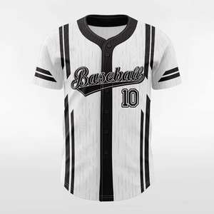 Conjuntos de Camisetas de Béisbol Personalizadas de Primera Calidad al por Mayor, 100% Poliéster, Cuello Redondo, Impresión por Sublimación Completa en la Parte Delantera, Transpirables y de Secado Rápido - Product Image 6