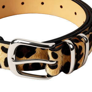 Sabuk Wanita EffiPrint Vintage Alloy Pin Buckle Motif Leopard - Cetak Sesuai Permintaan & Personalisasi - Product Image 5