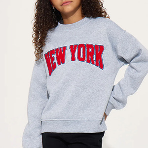 Sudaderas para niñas Material de lana de algodón suave Jersey cómodo Ropa informal cómoda Jersey de manga larga Ligero pero cálido - Product Image 1