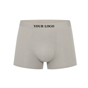 Cómodos Calzoncillos Bóxer diarios para hombre, ropa suave y transpirable para hombre, diseñador, ropa interior moderna acanalada de Modal para hombre, embalaje personalizado - Product Image 3