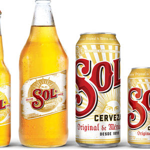 Sol Cerveza (20กระป๋อง) /SOL CERVEZA - 6X330ML 4.6%/โซลเบียร์เม็กซิกัน-12X330มล - Product Image 1