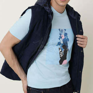 เสื้อยืดผ้าฝ้ายคลาสสิกสวมใส่สบายและนุ่มระบายอากาศได้ดีเสื้อยืดโลโก้ออกแบบได้ตามที่ต้องการ - Product Image 3