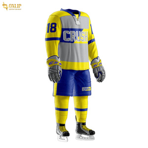 Uniforme de Hockey sobre Hielo Ligero Personalizado Unisex 2025, el Mejor Diseño, Venta al por Mayor, Impresión de Logotipo Personalizado para Adultos, 100% Poliéster - Product Image 5