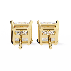 Boucles d'oreilles magnifiques en or 18 carats avec diamant de laboratoire, boucles d'oreilles de qualité supérieure - Product Image 4