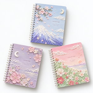 Carnet de notes <span class=keywords><strong>anime</strong></span> à couverture rigide avec logo personnalisé, journal, carnet à spirales A5 pour l'école, le bureau, les enfants, les filles, les étudiants - Product Image 2
