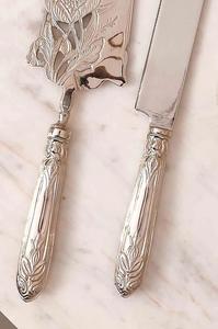 Cubiertos modernos de acero inoxidable de lujo, cubiertos seguros para comida a precio asequible, servidor de pastel con mango, diseño de cubiertos - Product Image 3