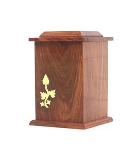 Wooden Urn <b>Box</b> <b>for</b> Adult <b>Ashes</b> Wood Cremation Urns <b>for</b> Male and Female Decorative Funeral Burial Handmade Large Urns - Product Image 1