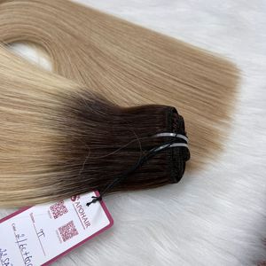 Offre Spéciale naturel Remy cheveux trame Extensions cuticule aligné Balayage vague Style Double dessiné lâche vague profonde perruques - Product Image 4