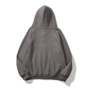 เสื้อฮู้ดดี้ผู้ชายคุณภาพสูง 550 GSM ทรงโอเวอร์ไซส์ ซิปเต็มตัว ไหล่ตก ผ้าฟลีซหนาน้ำหนักมาก พิมพ์ลาย ผ้าฝ้าย 100% สำหรับฤดูหนาว - Product Image 3